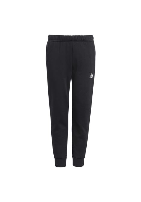 TUTA ESSENTIALS BIG LOGO FLEECE NERO BAMBINI ADIDAS CORE | Tute | IJ6386-